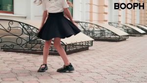 Girls Skort for Kids: Built-In Shorts Skirt & High Waist Skater Skirt