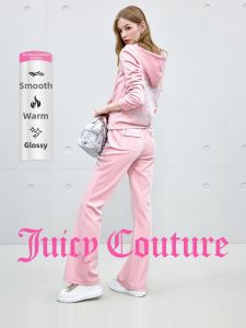 Juicy Couture | Velvet Sparkle Flared Slim Fit Trousers