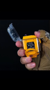 Bật lửa điện đa năng với đèn pin siêu sáng - Thiết kế tiện lợi khán gió Dễ dàng sử dụng.