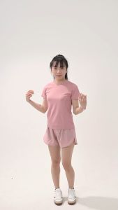 Áo thun thể thao nữ tập gym yoga mã [GY02] chất thun lạnh chính phẩm thấm hút mồ hôi thoải mái vận động