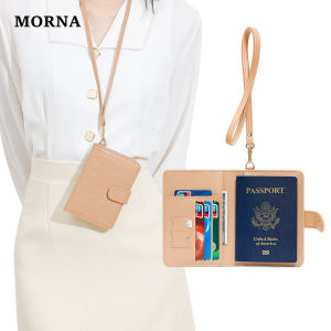 MORNA Travel Wallet Passport Holder PU Document Case Organizer Travel Accessories Document Bag Card Holder
