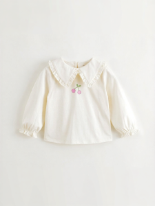 Marc&Janie | Sweet Collar Girls Long Sleeve T-Shirt