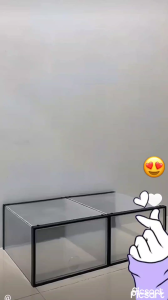 1PC SHOE BOX SHOE STORAGE & ORGANIZER / SHOE MATE / STACKABLE CLEAR SHOE STORAGE / SNEAKER BOX