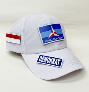 Topi DEMOKRAT Tactical PDL Free Bonus 3 Emblem Patch Prepet Perekat Velkro
