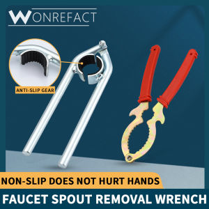 Dapur Sink Faucet Aerator Wrench pelbagai fungsi Smooth dan penjimatan buruh Faucet Removal Wrench Spout Filter Loosener Non-Slip Removal Tool