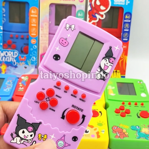 TAIYO Video Game Machine Brick Karakter Kartun Games Console Gameboy Tetris Klasik Jadul Mainan Anak