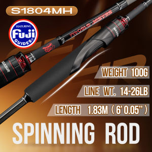 SeaSir | Cần Câu Tay Quay Seasir Salminus XF M/MH 1.83M Lực Kéo 7-9KG 4 Khúc Sức Mạnh Cao Vòng Dẫn Hướng FUJI O Cần Câu Du Lịch Đa Năng