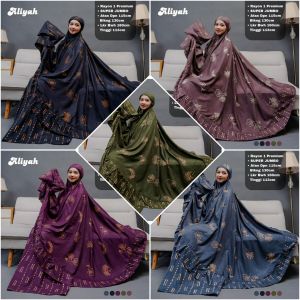 Mukena Rayon Adem Size Jumbo Dewasa Aliyah Motif Terbaru 2025