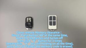 1~5PCS Universal 4 Buttons Garage Door Opener Remote Control 433MHZ Clone Fixed Learning Rolling Code Duplicator Garage