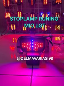 STOPLAMP RUNING MIO J/GT MODEL TERBARU DAN TERMURAH 8 MODE OTOMATIS