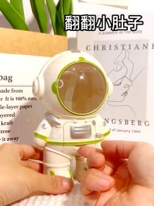Kids Spaceman Mini Water Dispenser Astronaut Water Bottle with Straw Children Pretend Play Toys Boys Gift Fashion