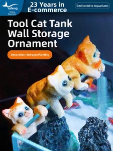 YAFENG | Fish Tank Ornamental Cat Hanging Accessories