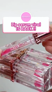 Animate Glow Lip Serum 4ml - Melembabkan Bibir - Menutrisi Bibir - Merawat Bibir - Kosmetik Herbal Online