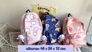 Mismi Finley Bag Tas Ransel Wanita Cute Stylish Korean Backpack Premium Perempuan Tahan Air - 24F