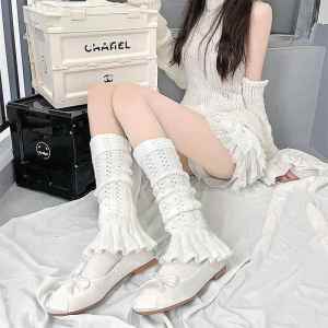 Knitted Thigh High Socks