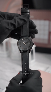 Jam Tangan Pria Christophe Arden CA 2005 MDLIPBA Black Dial & Leather Strap
