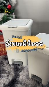 ถูกสร้างของถังขยะสไตล์ญี่ปุ่น ถังขยะพลาสติกแข็งแรง รุ่น PDB004, ถังขยะที่มีประสิทธิภาพในการใช้งาน รูปล่อยๆ สะดวกต่อการใช้งาน