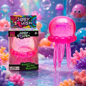 Squishies Jellyfish Squish Toy Water Sensory Soft Jelly Fidget Colorful Squeeze Stress Relief Decompress Ball Squeeze Blind Box