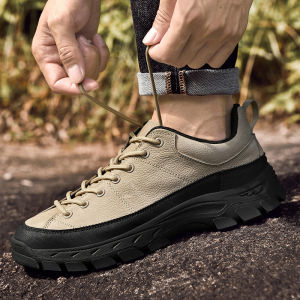 NUDANLAI | Waterproof Anti-slip Wear-resistant Leather Hiking Shoes