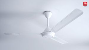 KDK K15V0 60" 60inch 3 Metal Blade AC Motor SIRIM 5 Energy Star Rating Non Remote Regulator Control U Hook Classic Ceiling Fan (White / Brown)