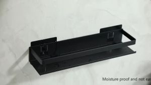 MEIDOO Bathroom Storage Rack Bathroom Storage Aluminum Wall-mounted Waterproof Rust-proof Storage Rack