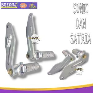 Footstep Ub Underbone Belakang New Model Lipat Satria Fu Sonic 150r Jupiter MX Fotstep