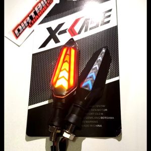 Lampu Sein Sen Stop LED Merah CRF KLX WR Vixion CB SONIC BEAT VARIO GENIO SCOOPY PCX ADV Xride MIO
