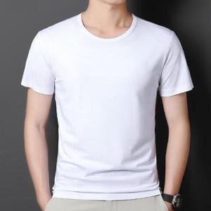 Ice Silk Long Sleeve T-shirt Mens Summer Sun Protection Thin Autumn Clothes Quick-Drying Loose Outdoor Bottoming Shirt Pure White T Stretch