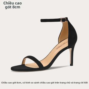 LILY WEI | Dép Cao Gót Quai Chữ T Thanh Lịch