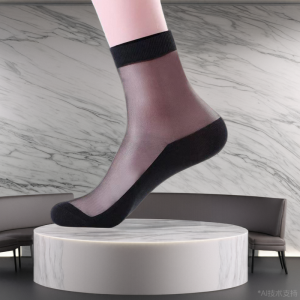 Socks Baby Boy and Girl Summer Stockings Breathable Deodorizing Filter Crystal Glass Knee Socks Sweat-Absorbent Ice Silk Light Socks Summer Transparent Mens Socks