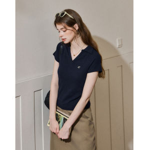 KUHNMARVIN | Collar Short Sleeve Slim Breathable Womens Polo Shirt