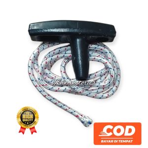 Tali Recoil starter Chainsaw Tarikan Pegangan Mesin Chainsaw Recoil Starter Senso