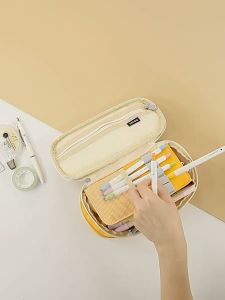 Pencil Bag Cases Large Capacity Purse Pouch Bag Holder Box Girls Office Student Stationery Organizer School Supplies
