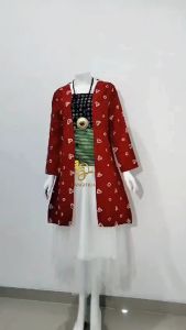 TUNIK KUTUBARU KEBAYA NIMAS JUMPUTAN CELUP IKAT