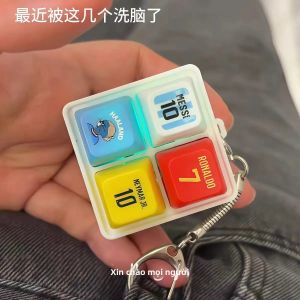 Bandai | Móc Khóa Hình Sao Haaland Đồ Chơi Giảm Stress Có Tiếng Kêu Siu Phụ Kiện Ba Lô Quà Tặng Hài Hước Cho Bạn Bè Đồ Trang Trí ACG
