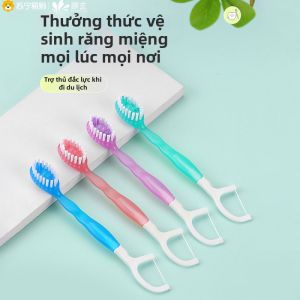 Bộ Chải Răng Mềm Dùng Một Lần Teng Xuan Có Dây Chui Cỡ Nhỏ Di Động Cho Du Lịch Không Cần Xả Súc Miệng Bộ Chải Răng Và Dây Chui 1563