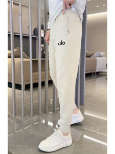 กางเกงลำลองชายทรงสลิมฟิตพิมพ์ลายสไตล์ใหม่ฤดูใบไม้ผลิและฤดูใบไม้ร่วง กางเกงวอร์มสไตล์ยูนิเซ็กซ์ที่สวมใส่สบาย