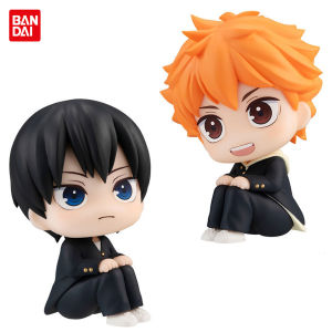 Bandai | 10cm Anime Haikyuu Figure Hinata Shoyo Tobio Kageyama 2pcs Set Action Figural Doll Toy Car Kawaii Decoration PVC Model Kids Gift