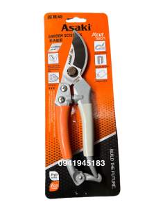 Kéo cắt cành lưỡi inox Asaki Nhật AK-8643 8inch/200mm - Kéo cắt cành thép Nhật
