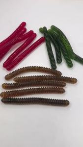 Hopeblaze Threaded Stick Worm Soft Lure 10cm 6g for Yamamoto Senko Slinko Glitter Soft Bait for Bass Pike Freshwater Fishing