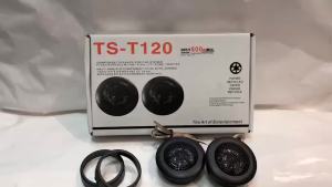 ZUIDID | Loa Tweeter Ô Tô T120 12V Âm Cao Màu Đen Chất Liệu PVC Trở Kháng 4 Ohm Đường Kính 25mm Phù Hợp Với Hầu Hết Các Loại Xe