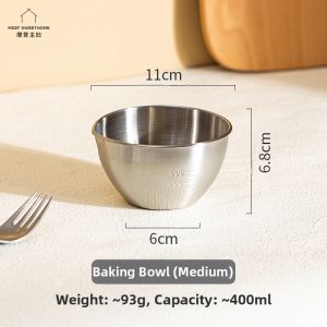 MODERN SWEETHOME | Stainless Steel Measuring Mixing Bowl