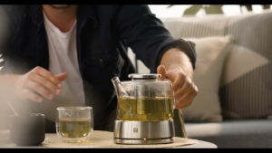 ZWILLING Sorrento Plus 800ml Teapot & Teapot Warmer Set of 3 Double Wall Borosilicate Glass