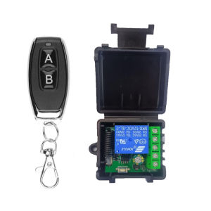 Remote Control Wireless Switch 433Mhz DC 12V 1CH RF 10A Relay Receiver and 2CH Transmitter For Door Electromagnetic Lock