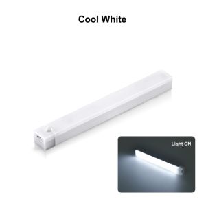 AITHEA Rechargeable LED Motion Sensor Night Light Under Cabinet Cordless Lamp for Kitchen Wardrobe Bedside Strip Bar Light