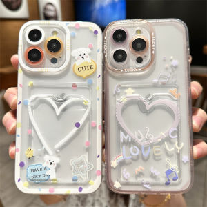 Fashionable Minimalist Apple 15Promax Phone Case Card Holder Women's Edition Photo Friendly High-End Feel X Small Card Compatible