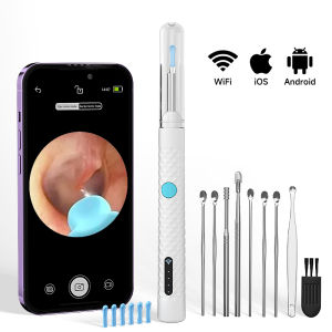 4.2mm Camera Viual WiFi Endoscope 1080P Camera for iOS/Android Phones Tablet Waterproof Ear Scope for Ear Cleaning Skin Check