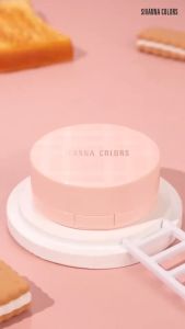 Sivanna Colors Nude & Glowy Light Feaher Silky 8g+8g HF628 สิวันนา 2in1 แป้งฟัฟ + คุชชั่น บางเบา