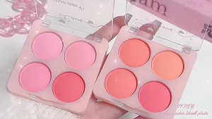 4 Colors Blush Palette Naturally Brightens Nude Makeup Pure Desire Natural Student Party Pink Blush Novice Makeup