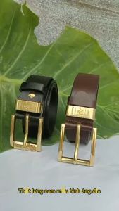 Thắt Lưng Nam Da Bò ITALY Nhập Khẩu Cao Cấp Đầu Khoá Đồng Đúc Nguyên Khối Mẫu Hình Ông Địa - Dây Nịt Da Bò Nguyên tấm